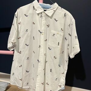 Tommy Bahama short sleeve buttom down. Disney collection
